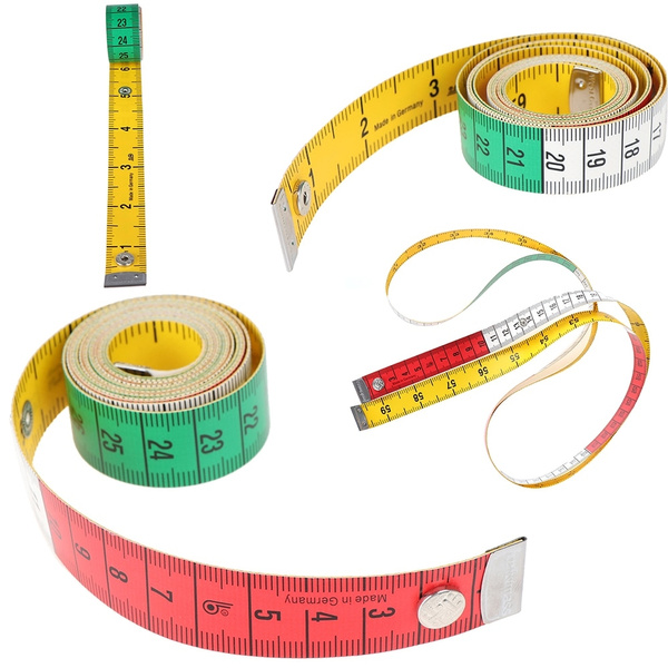 1PC Body Measuring Ruler Sewing Tailor Tape Measure Mini Soft Flat Ruler  Centimeter Meter Sewing Measuring Tape 60in 1.5m